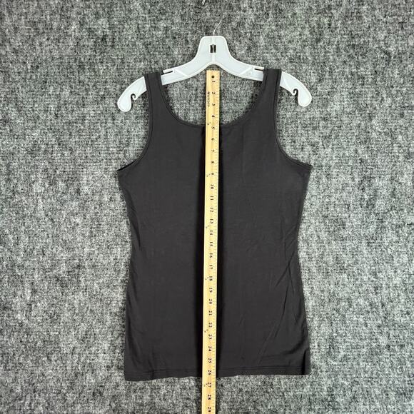 Duluth Womens Tank Top Medium Gray‎ Fitted Stretch Gym Activewear Athleisure - Picture 4 of 7